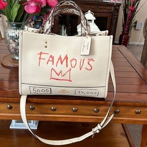 NWOT coach jean micheal basquiat